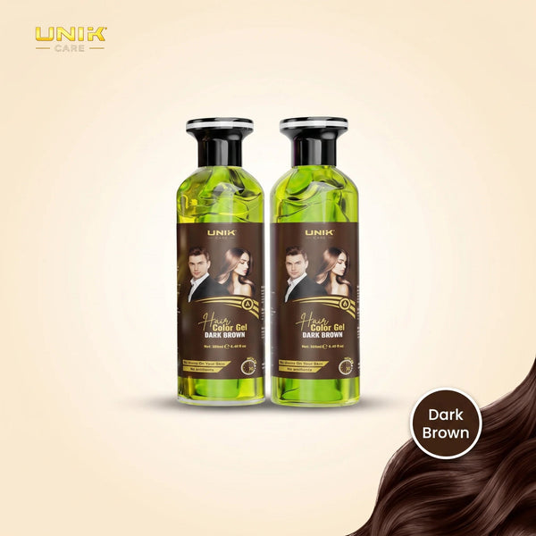 Dark Brown Hair Colour Gel | 2 × 250ml