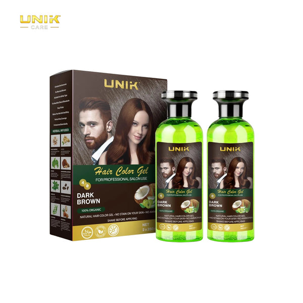 Dark Brown Hair Colour Gel | 2 × 250ml