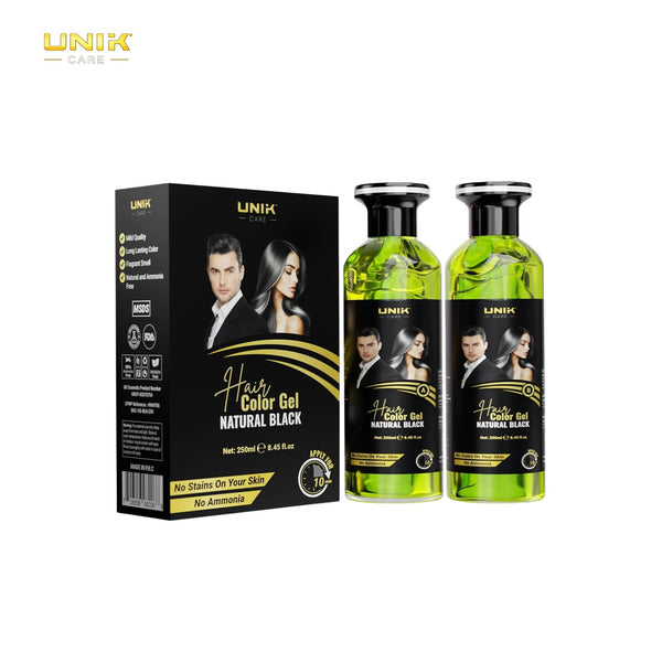 Black Hair Colour Gel | 2 × 250ml